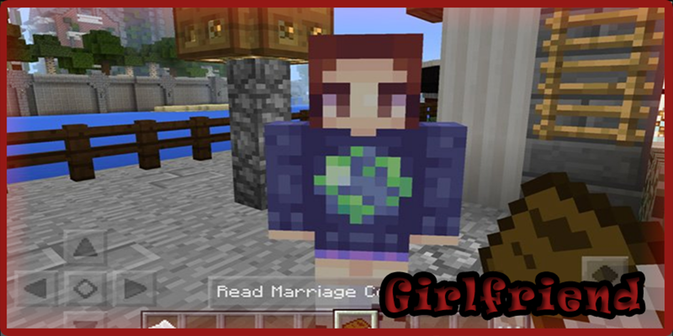 اسکرین شات 2 برنامه Girlfriend Mod for MCPE