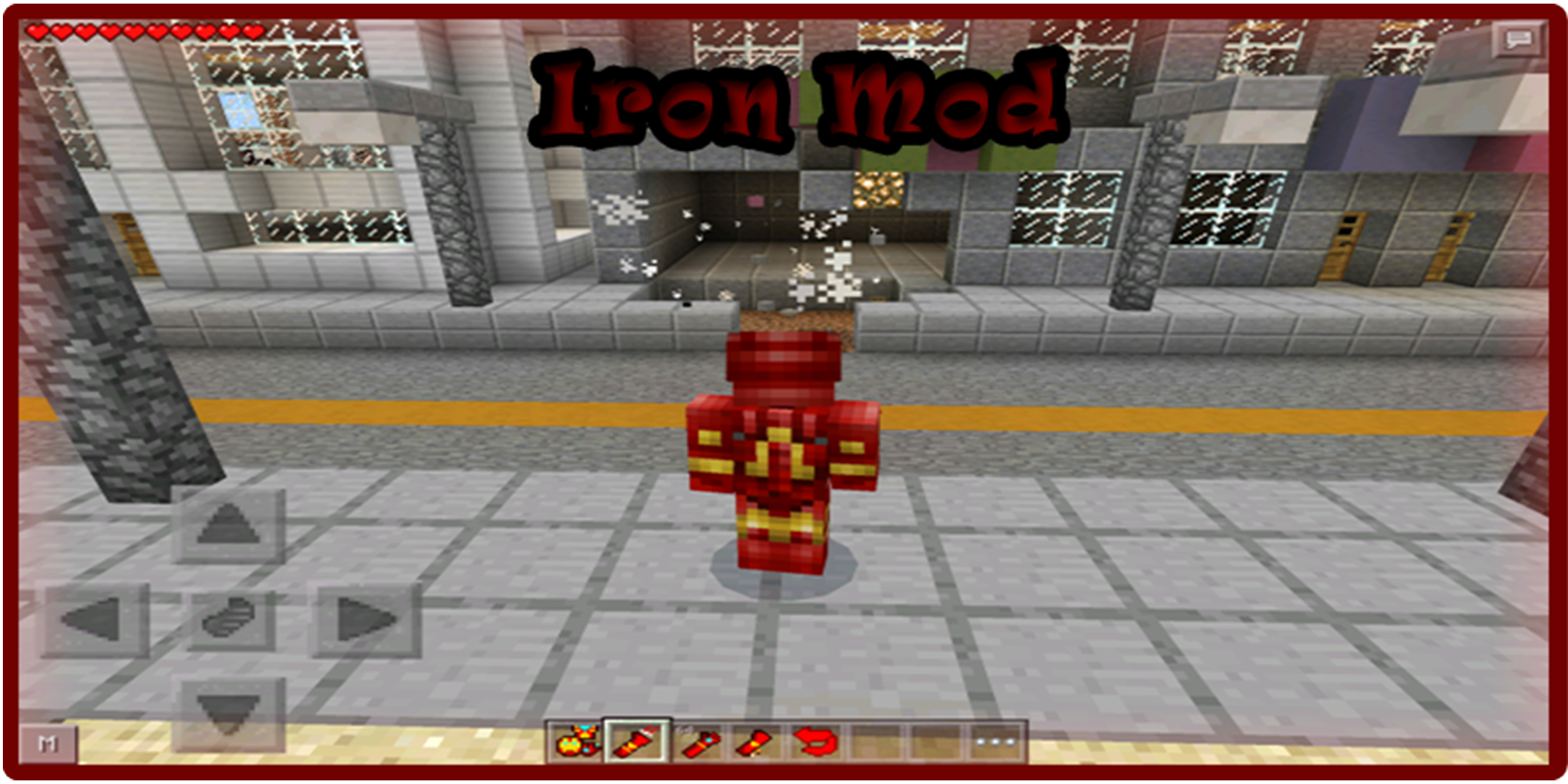 اسکرین شات 1 برنامه Iron mod for MCPE