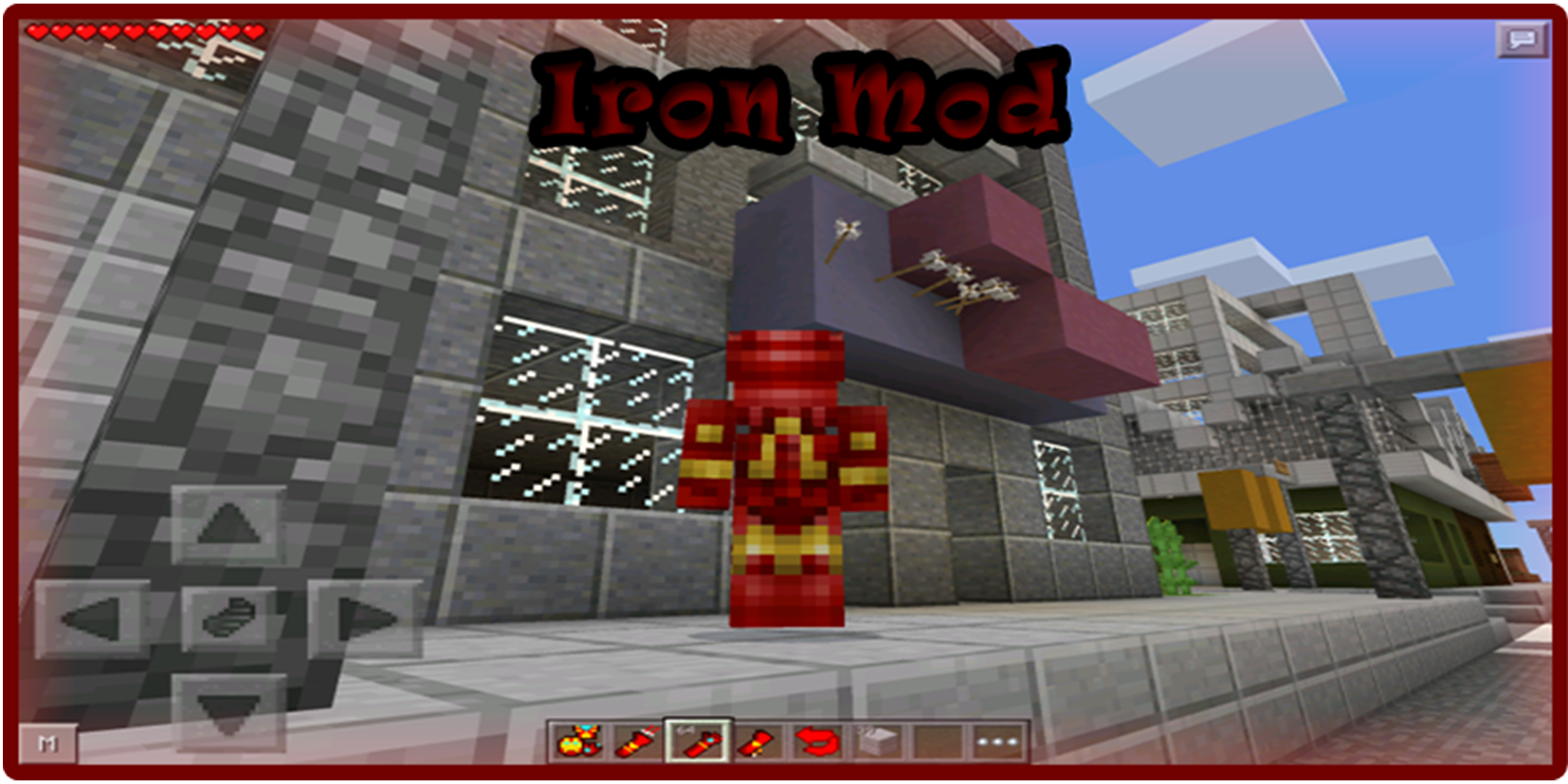 اسکرین شات 3 برنامه Iron mod for MCPE