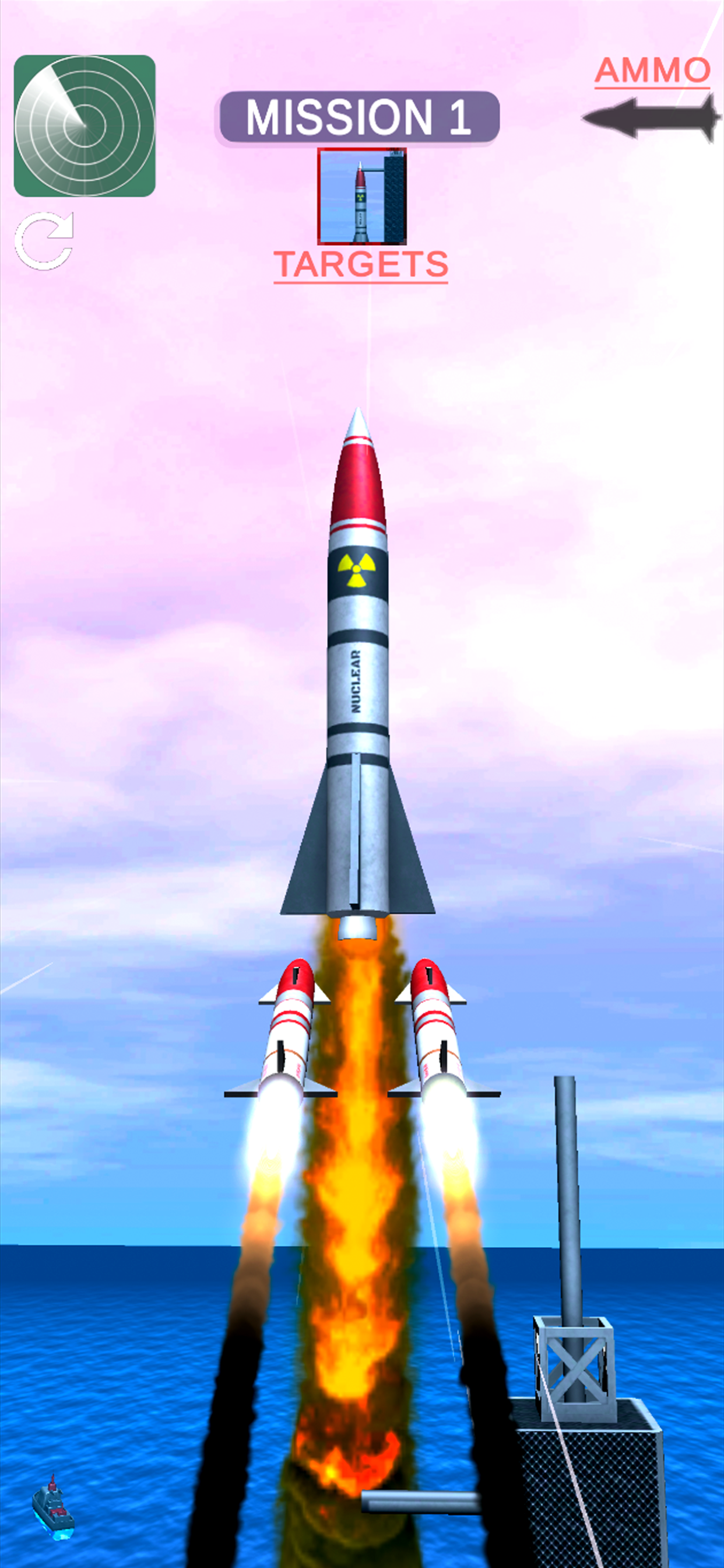 اسکرین شات 3 بازی Boom Rockets 3D