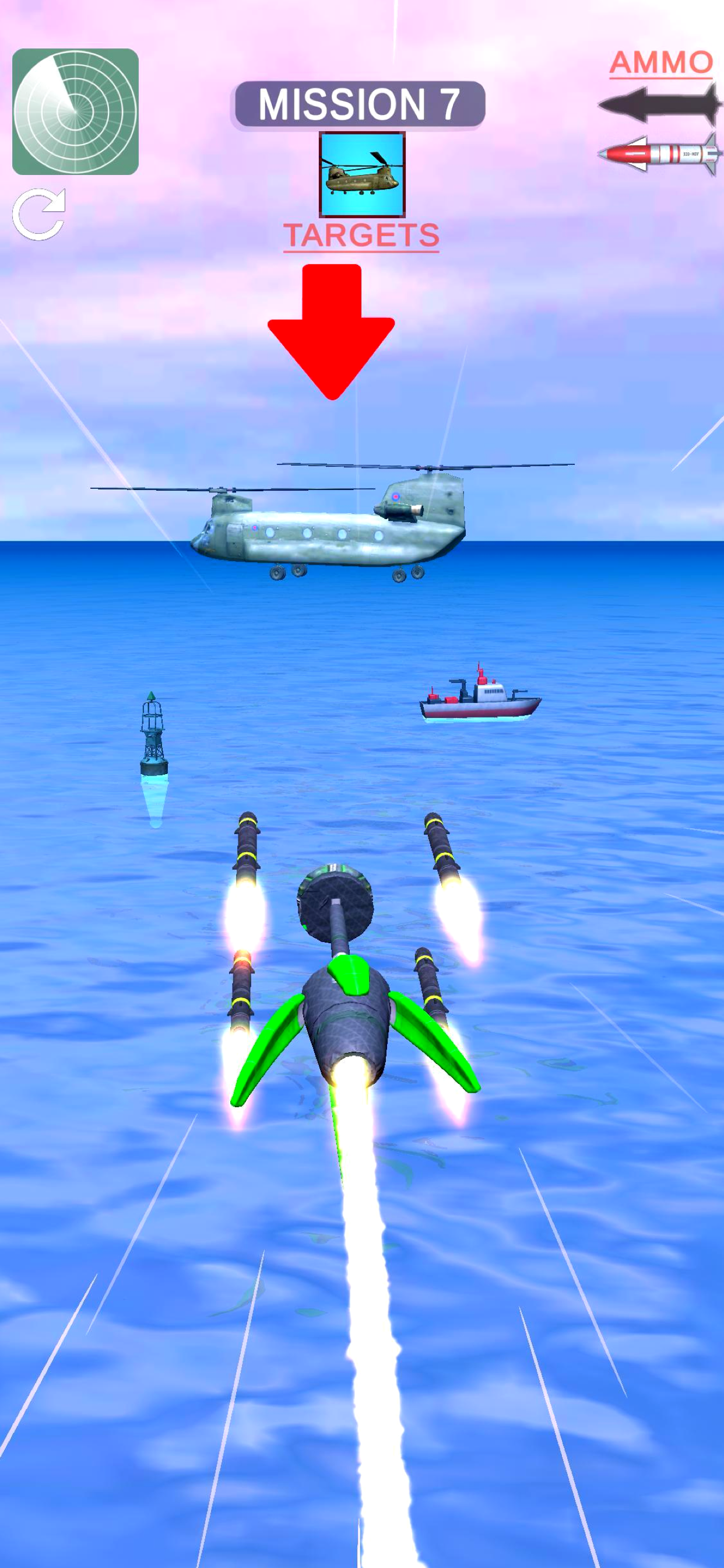 اسکرین شات 1 بازی Boom Rockets 3D