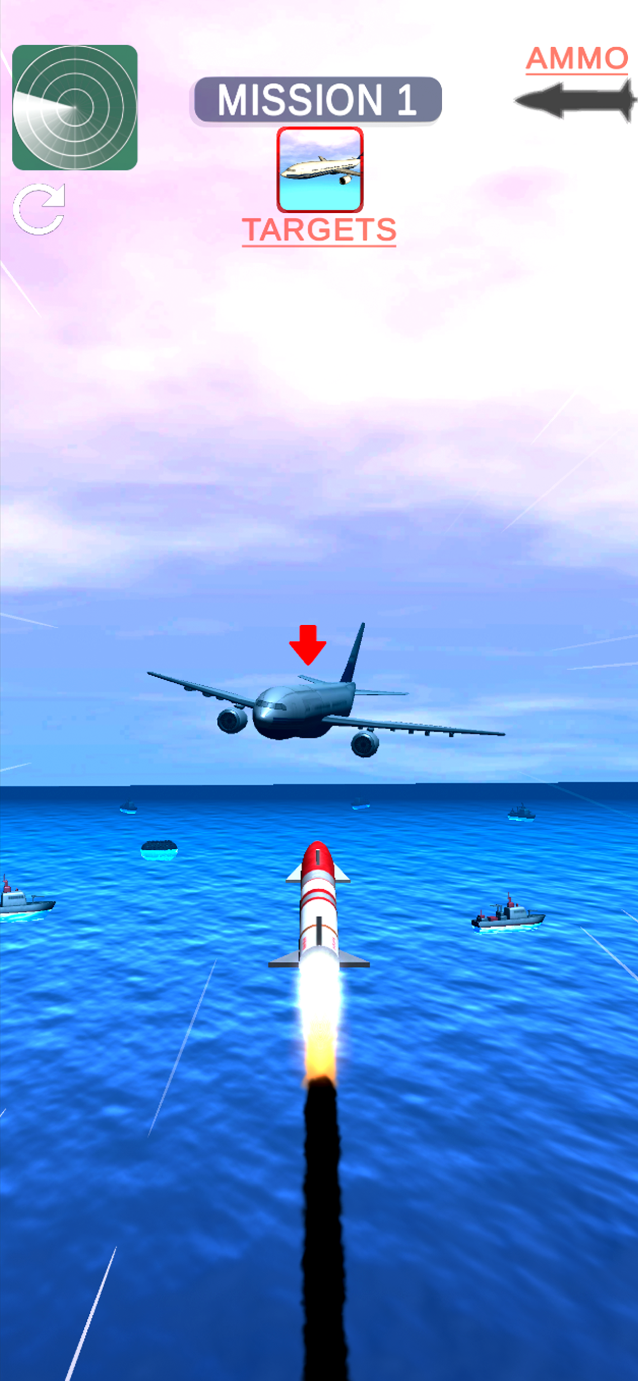 اسکرین شات 4 بازی Boom Rockets 3D