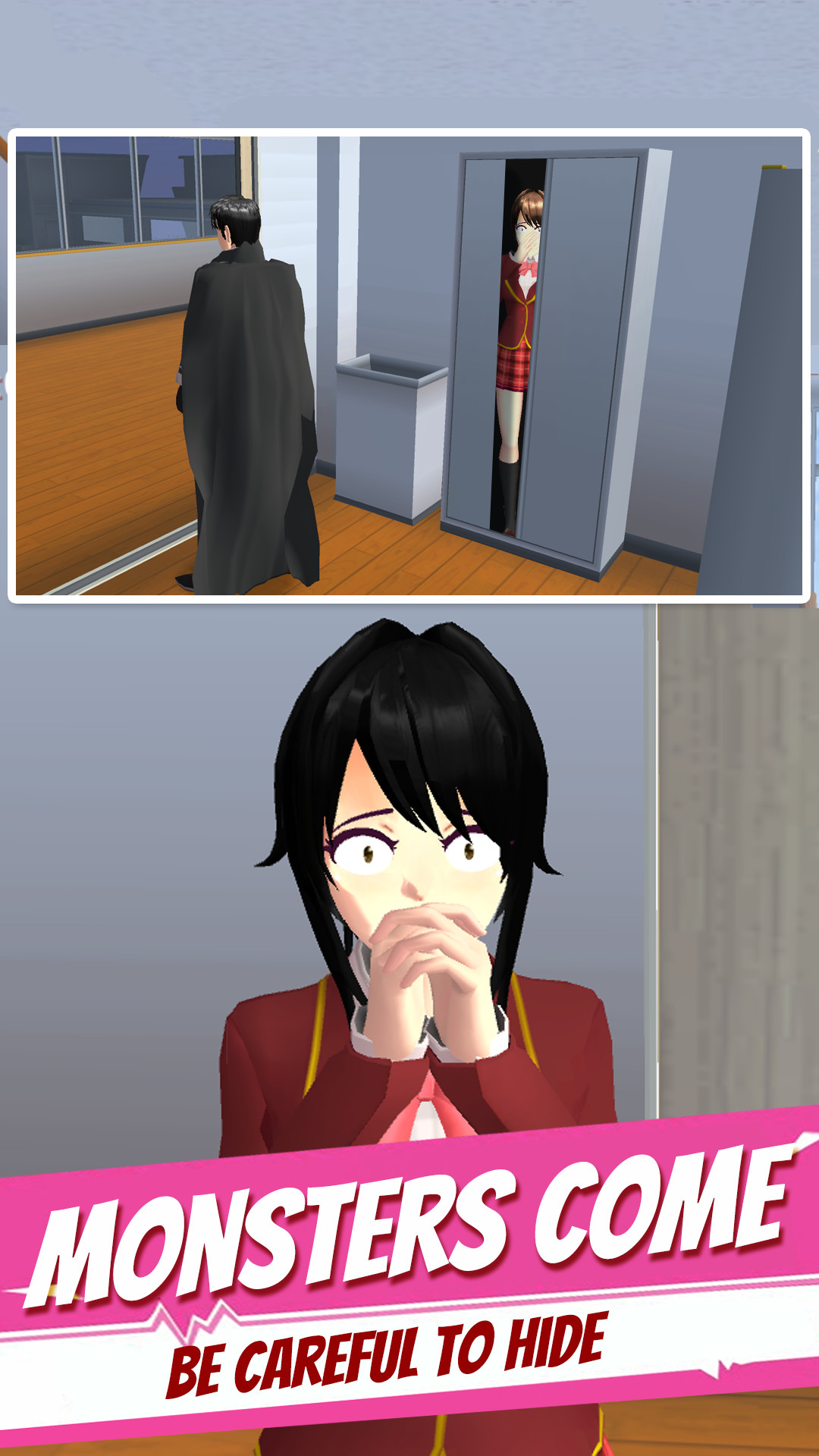 اسکرین شات 2 بازی Anime School Chase Sim
