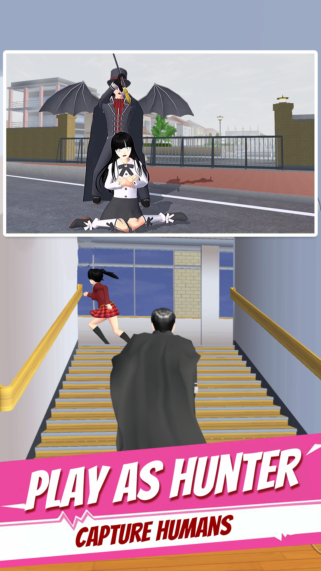 اسکرین شات 4 بازی Anime School Chase Sim