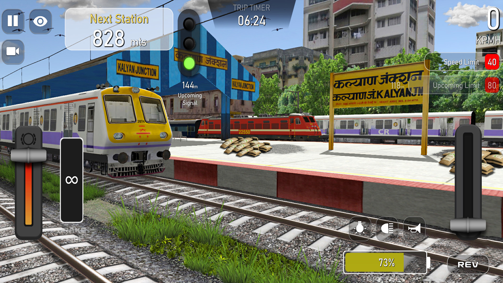 اسکرین شات 1 بازی Indian Local Train Sim: Game