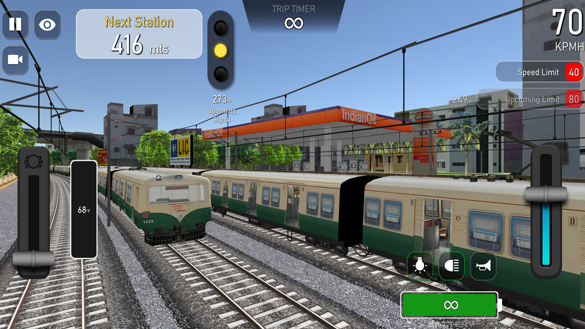 اسکرین شات 5 بازی Indian Local Train Sim: Game