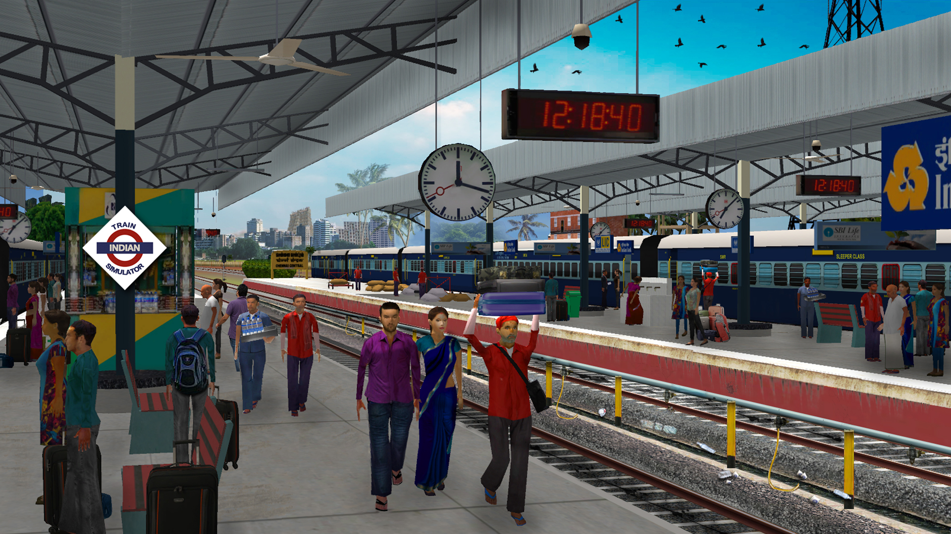 اسکرین شات 2 بازی Indian Train Simulator: Game