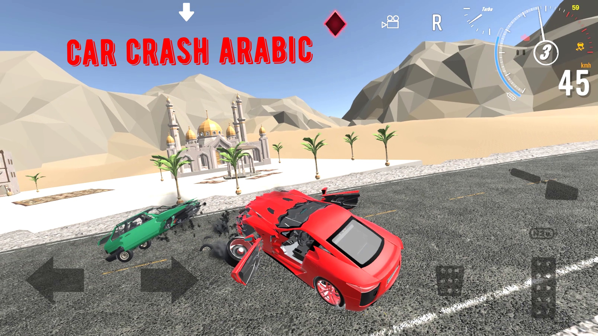 اسکرین شات 2 بازی Car Crash Arabic