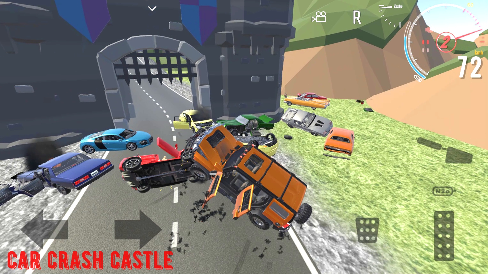 اسکرین شات 1 بازی Car Crash Castle