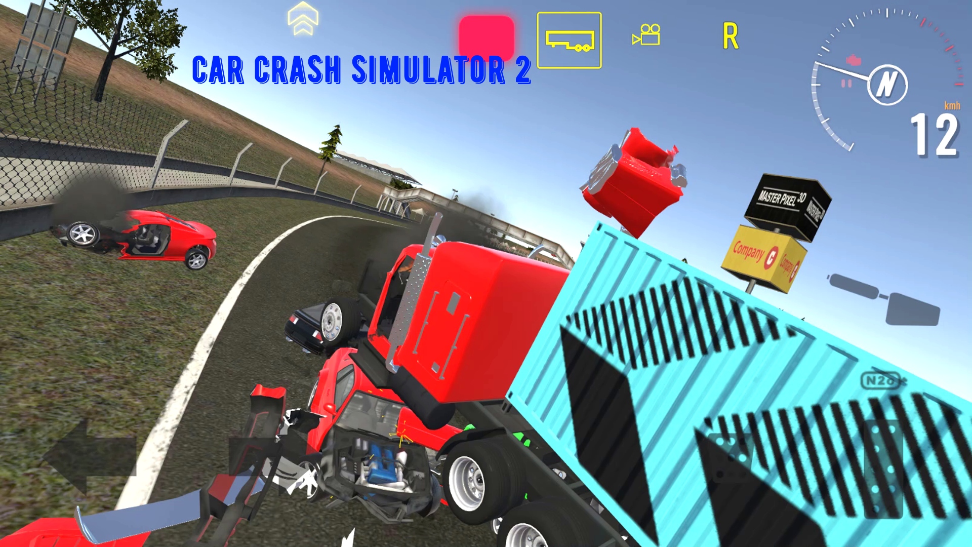 اسکرین شات 3 بازی Car Crash Simulator 2