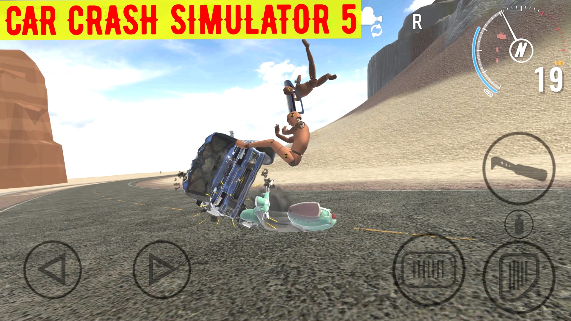 اسکرین شات 3 بازی Car Crash Simulator 5
