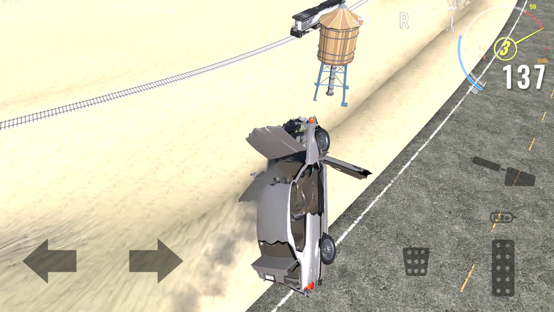 اسکرین شات 4 بازی Car Crash Train