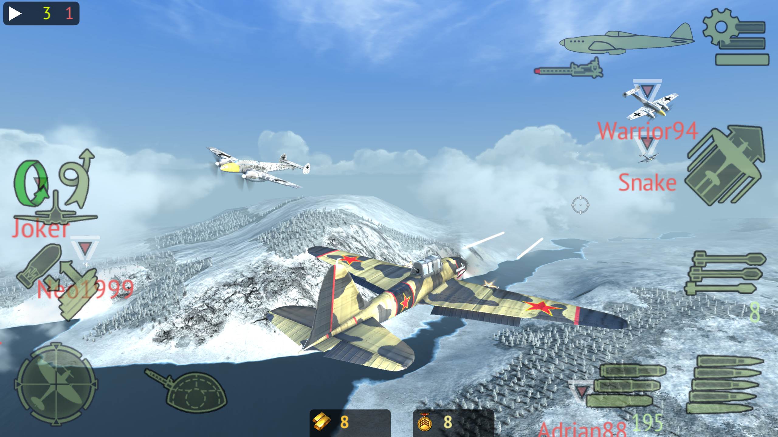 اسکرین شات 2 بازی Warplanes: Online Combat
