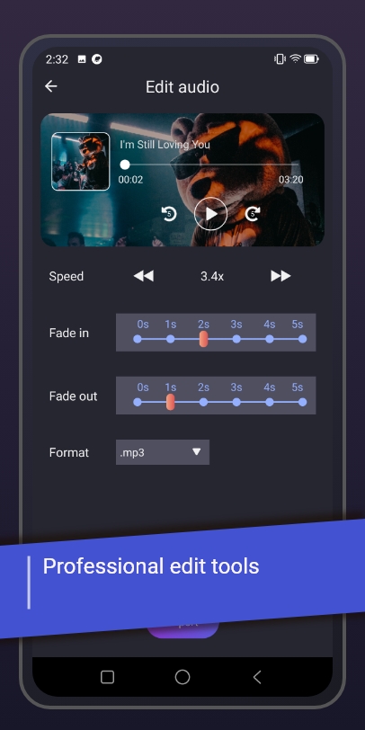 اسکرین شات 8 برنامه Music editor, Voice modifier