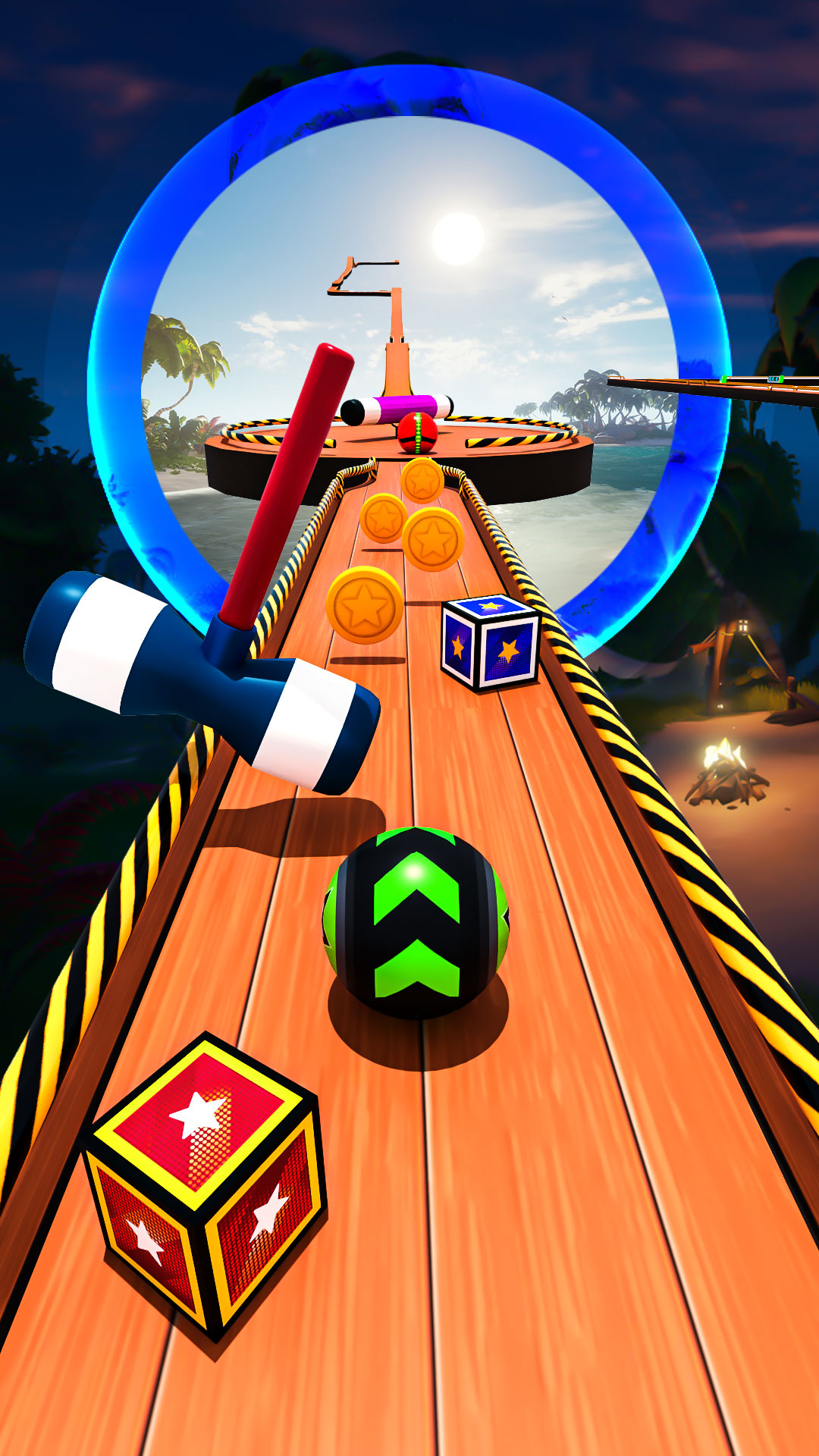 اسکرین شات 4 بازی Rolling Ball Game Hop Ball Run