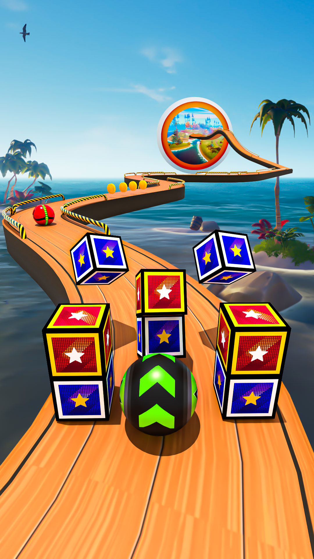 اسکرین شات 3 بازی Rolling Ball Game Hop Ball Run