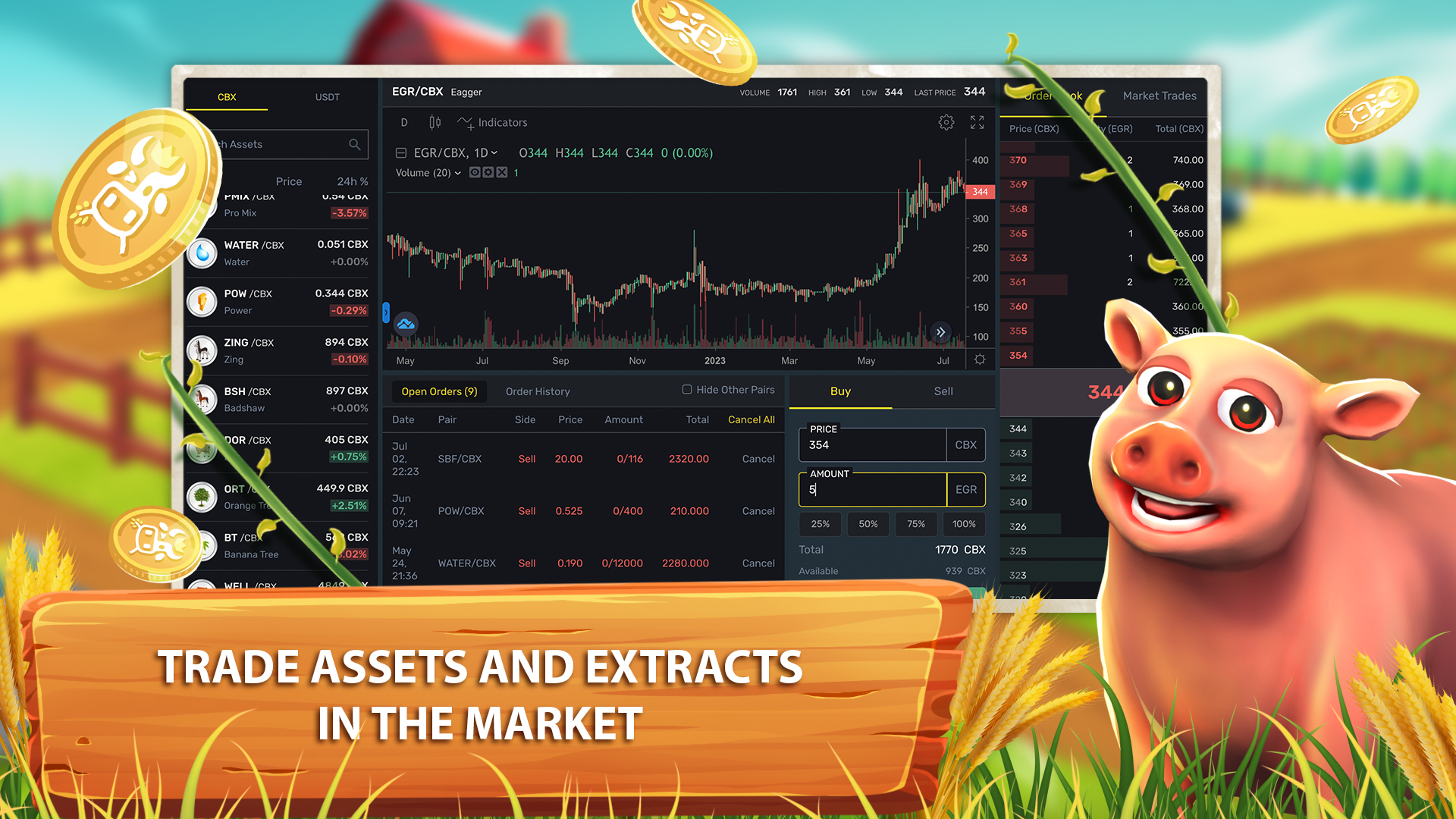 اسکرین شات 4 بازی CropBytes: A Crypto Farm Game