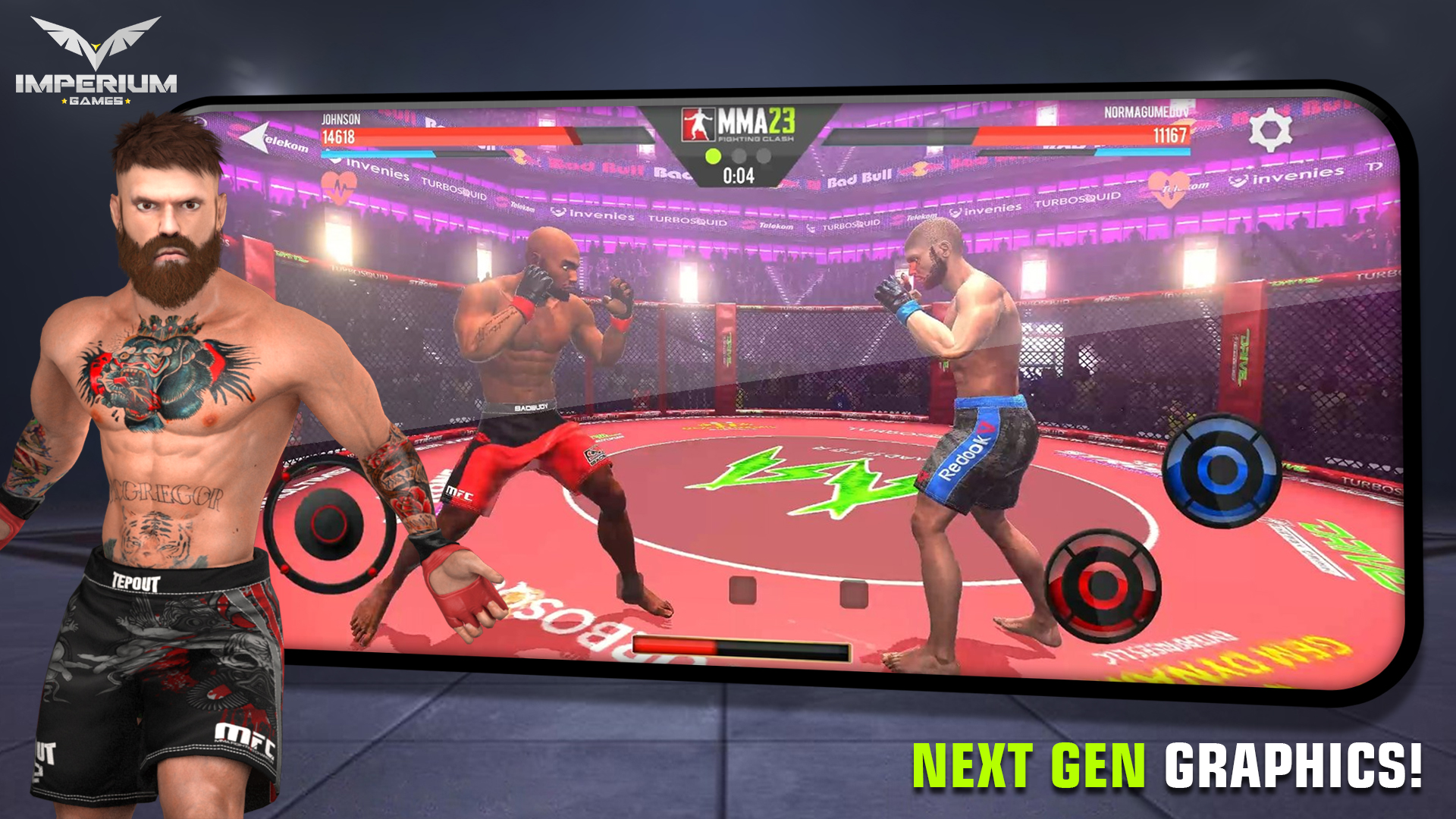 اسکرین شات 4 بازی MMA - Fighting Clash 23