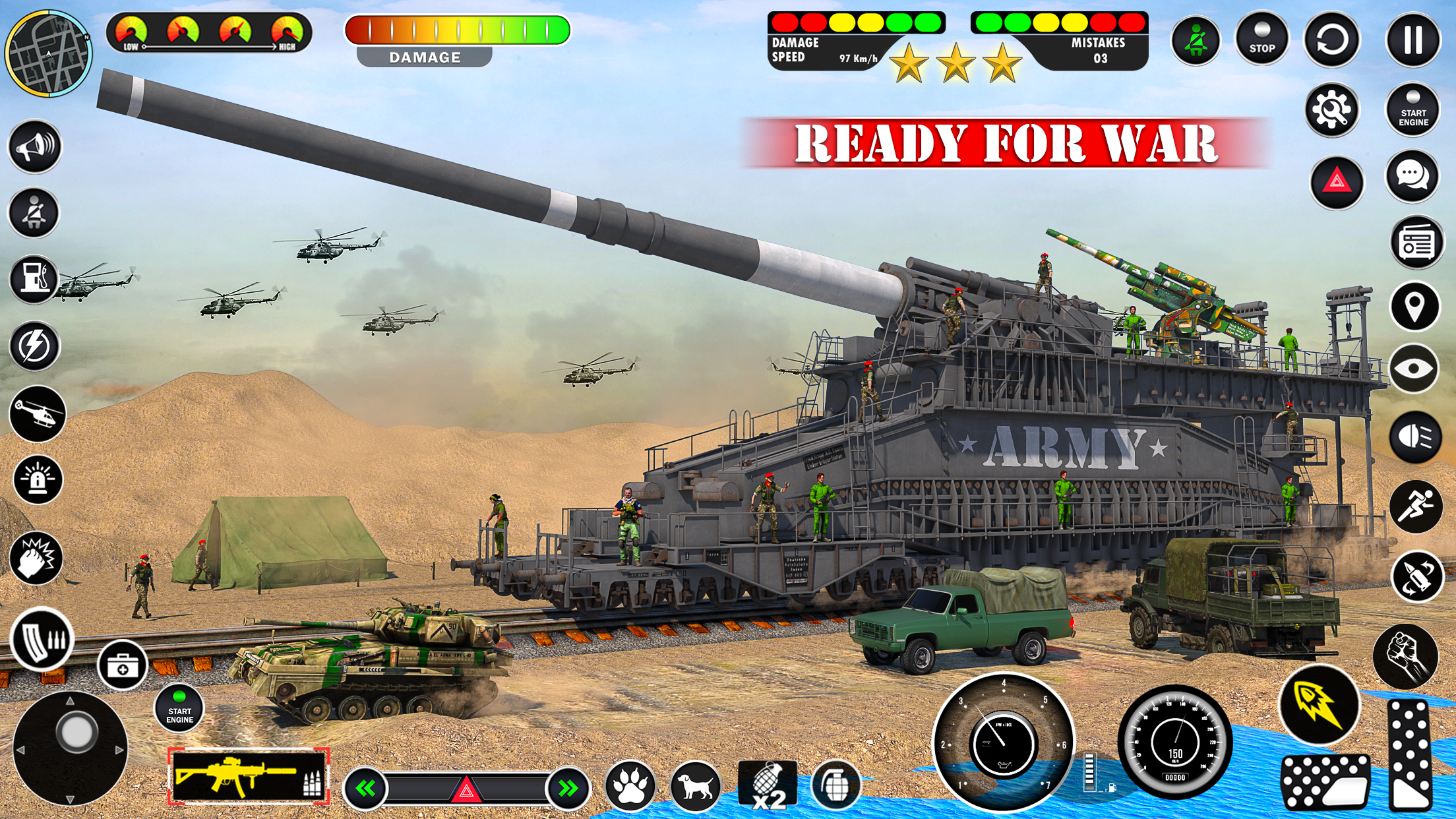 اسکرین شات 4 برنامه Army Transport Truck Simulator