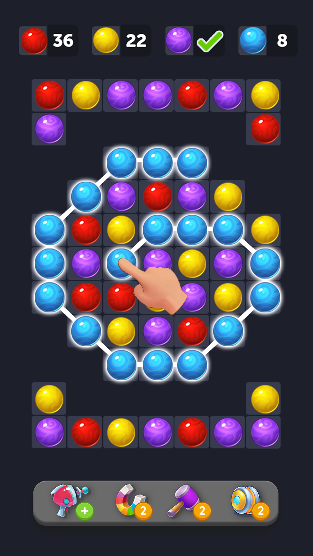 اسکرین شات 5 بازی Bubble Pop Games - color match