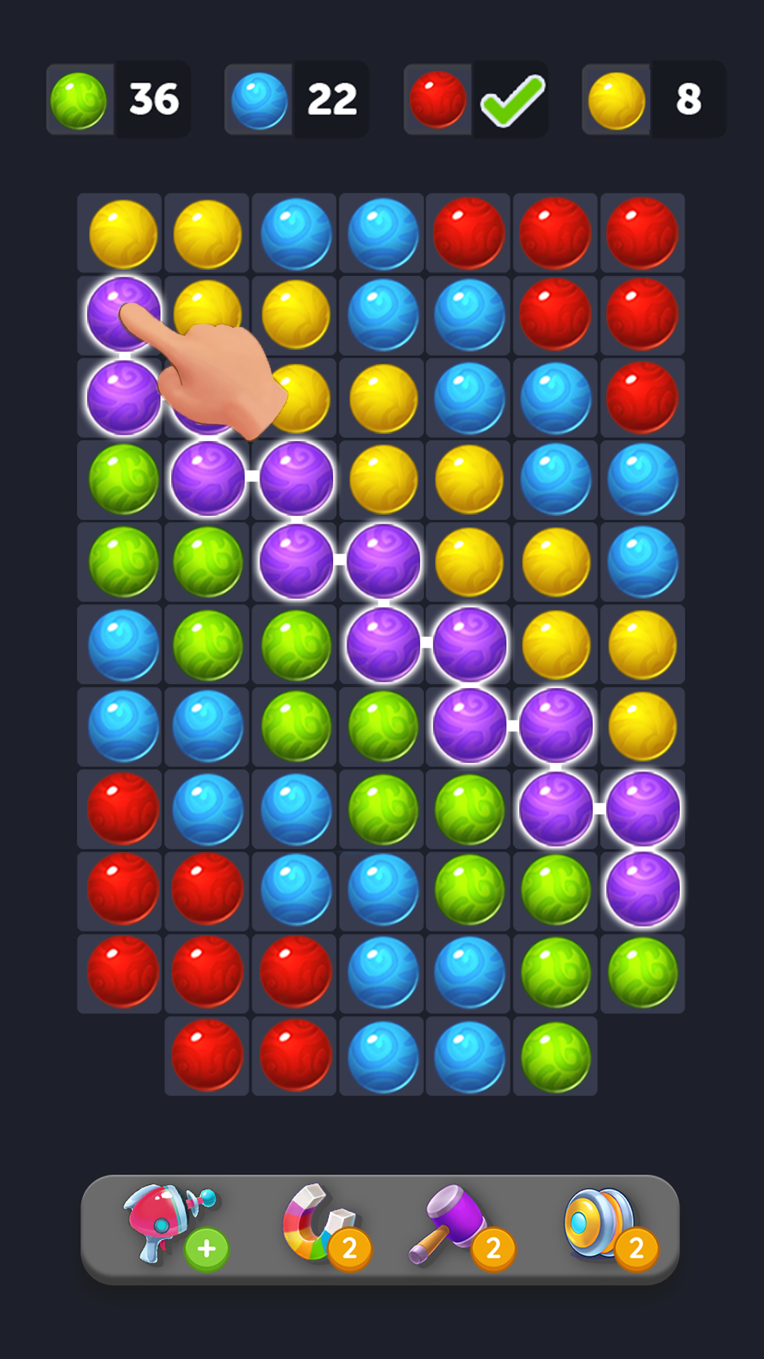 اسکرین شات 4 بازی Bubble Pop Games - color match