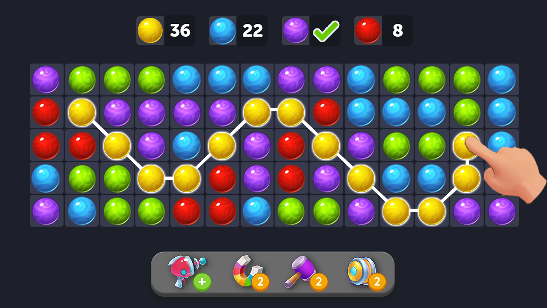 اسکرین شات 6 بازی Bubble Pop Games - color match