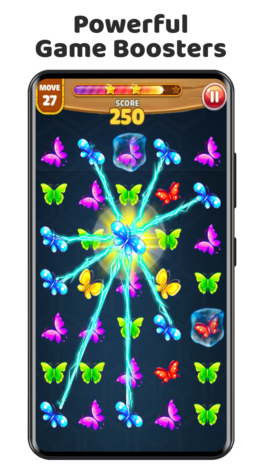 اسکرین شات 2 بازی Match 3 Butterfly Puzzle Games