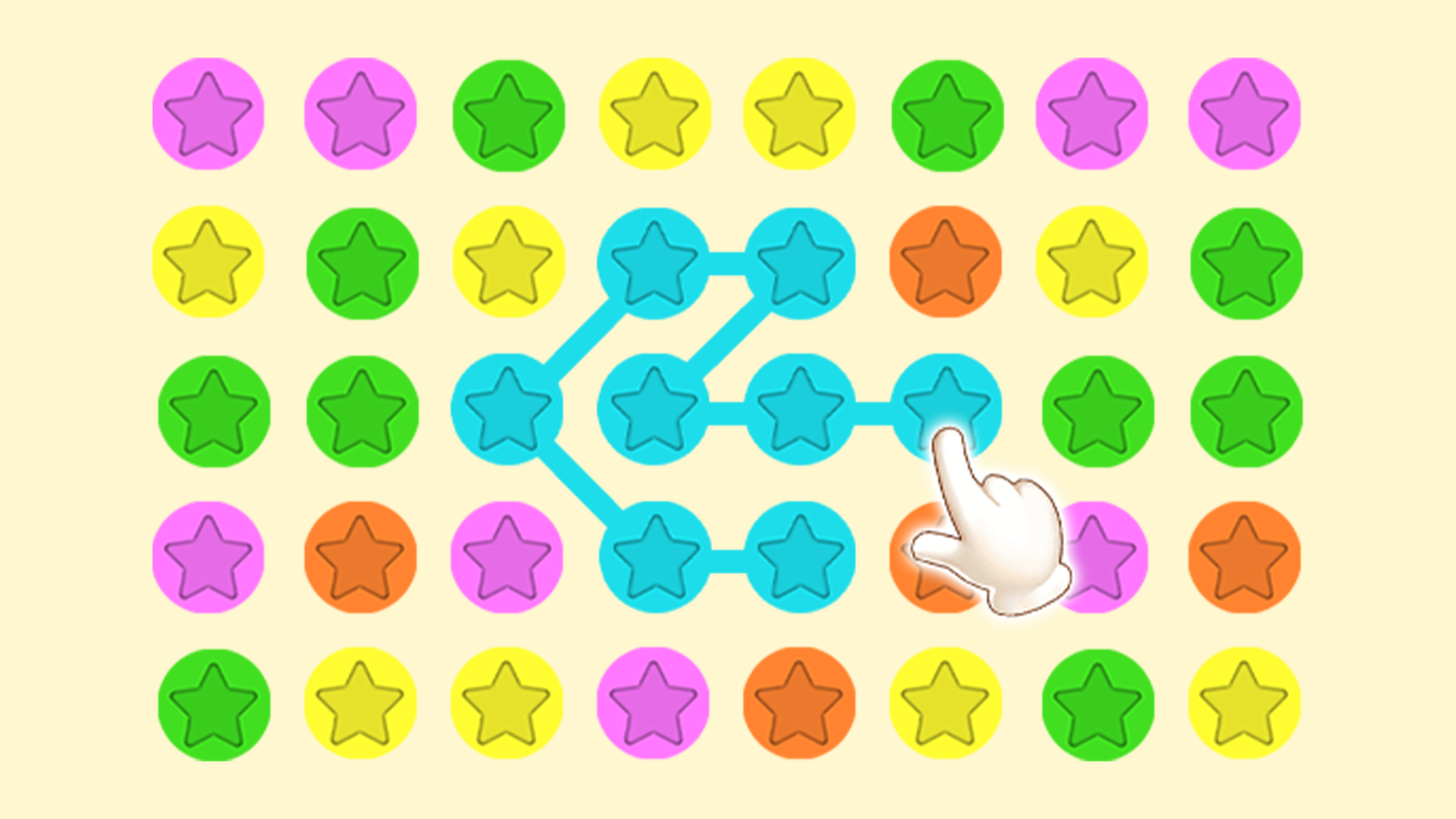 اسکرین شات 3 بازی Pop Star Puzzle Match 3 Game
