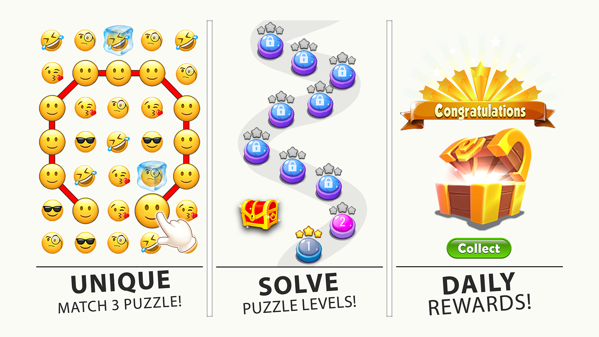 اسکرین شات 6 بازی Emoji Puzzle Matching Game