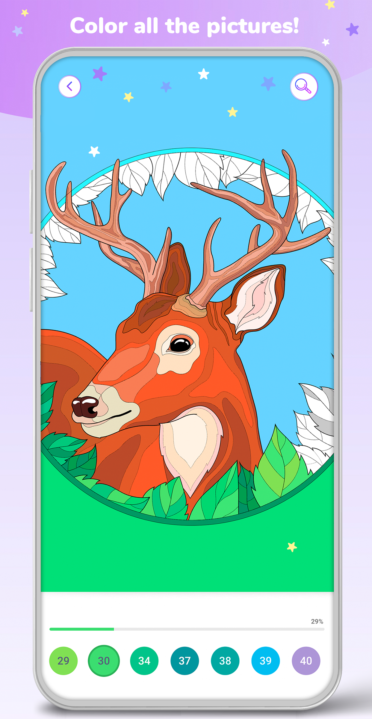 اسکرین شات 4 بازی Art Collection Color by Number