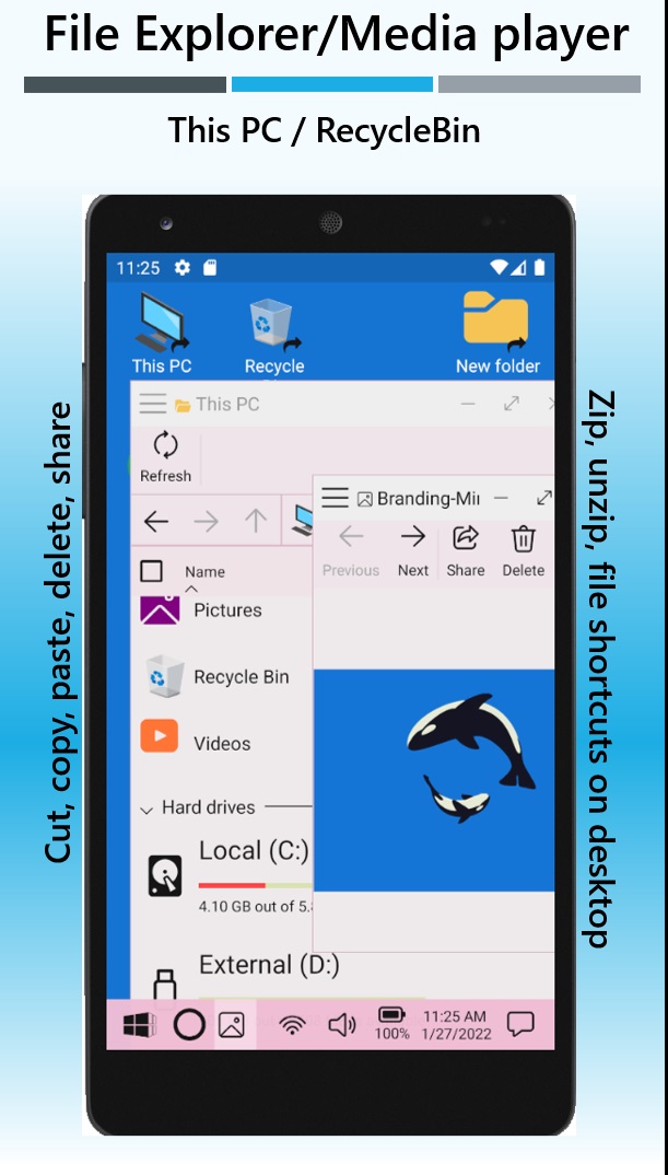 اسکرین شات 4 برنامه Win-X Launcher