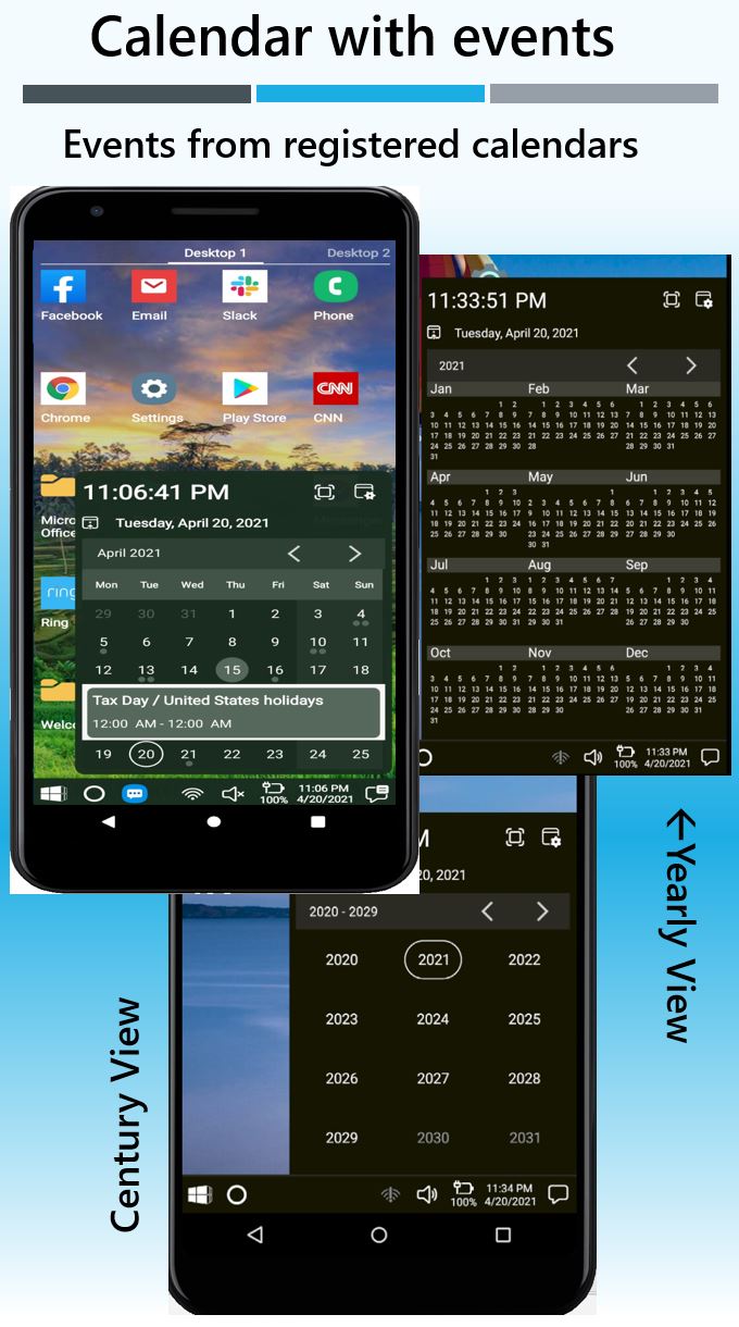 اسکرین شات 7 برنامه Win-X Launcher