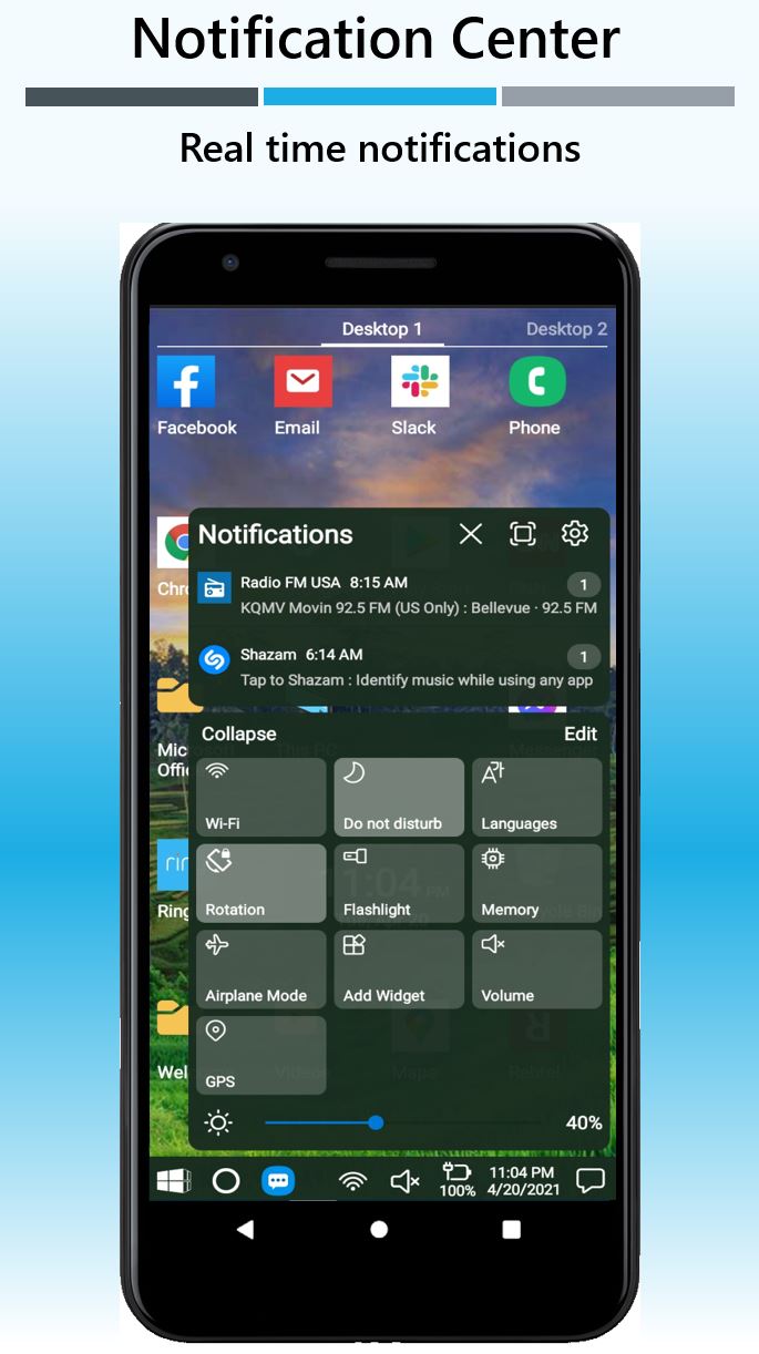 اسکرین شات 6 برنامه Win-X Launcher