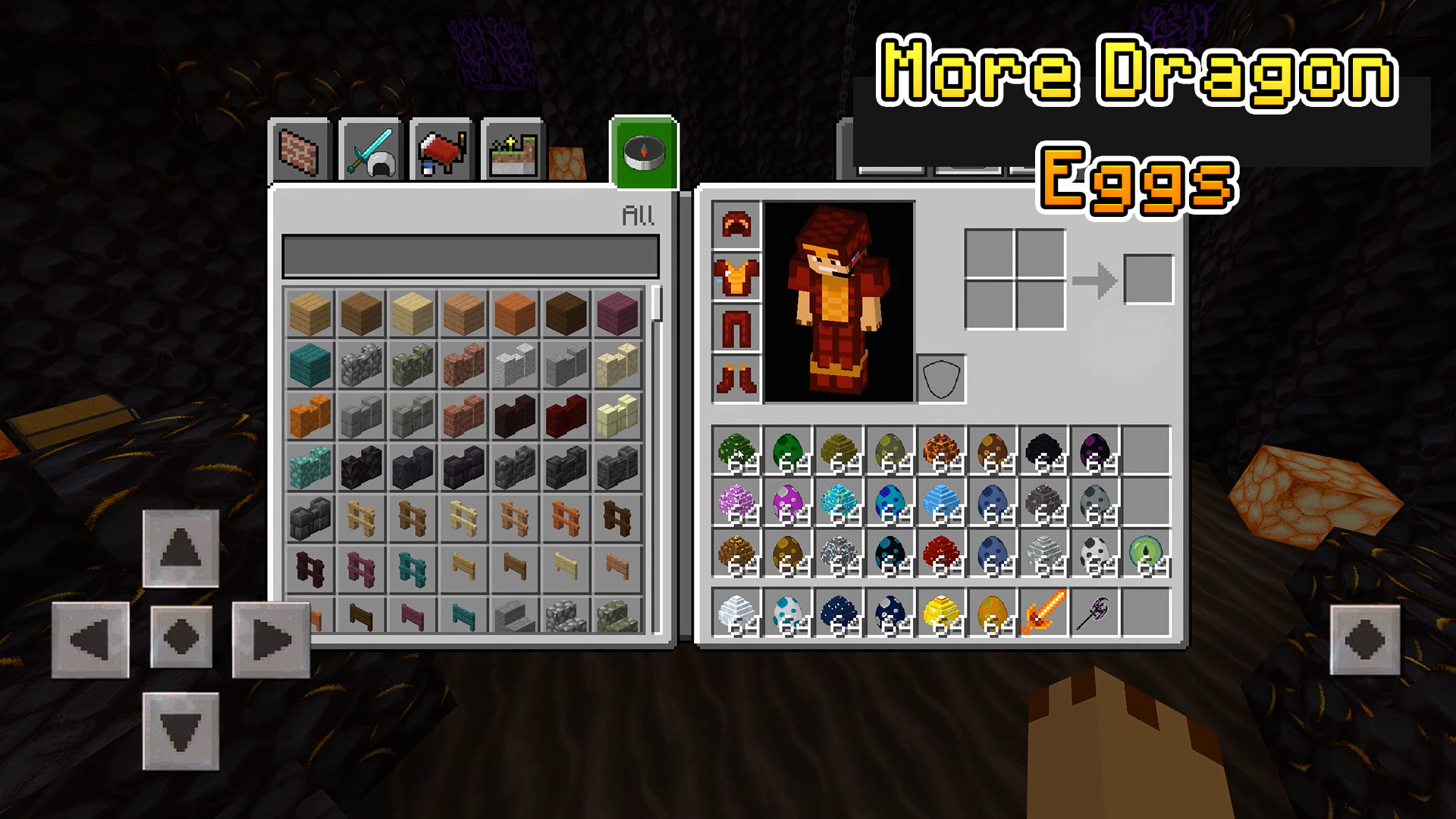 اسکرین شات 3 برنامه Dragon Mods for Minecraft PE