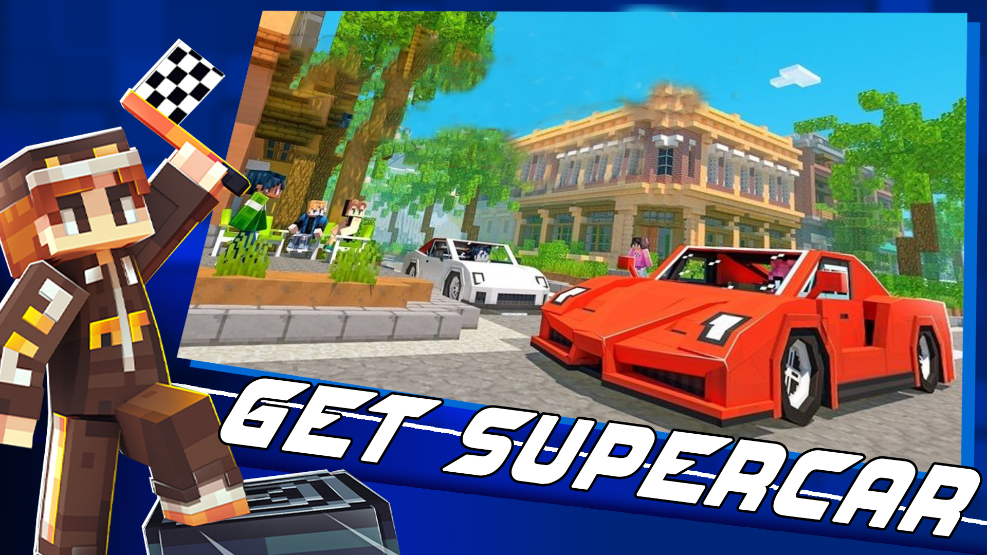 اسکرین شات 4 برنامه Cars Mod for Minecraft PE