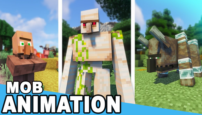 اسکرین شات 1 برنامه Addons Mobs Animations to MCPE