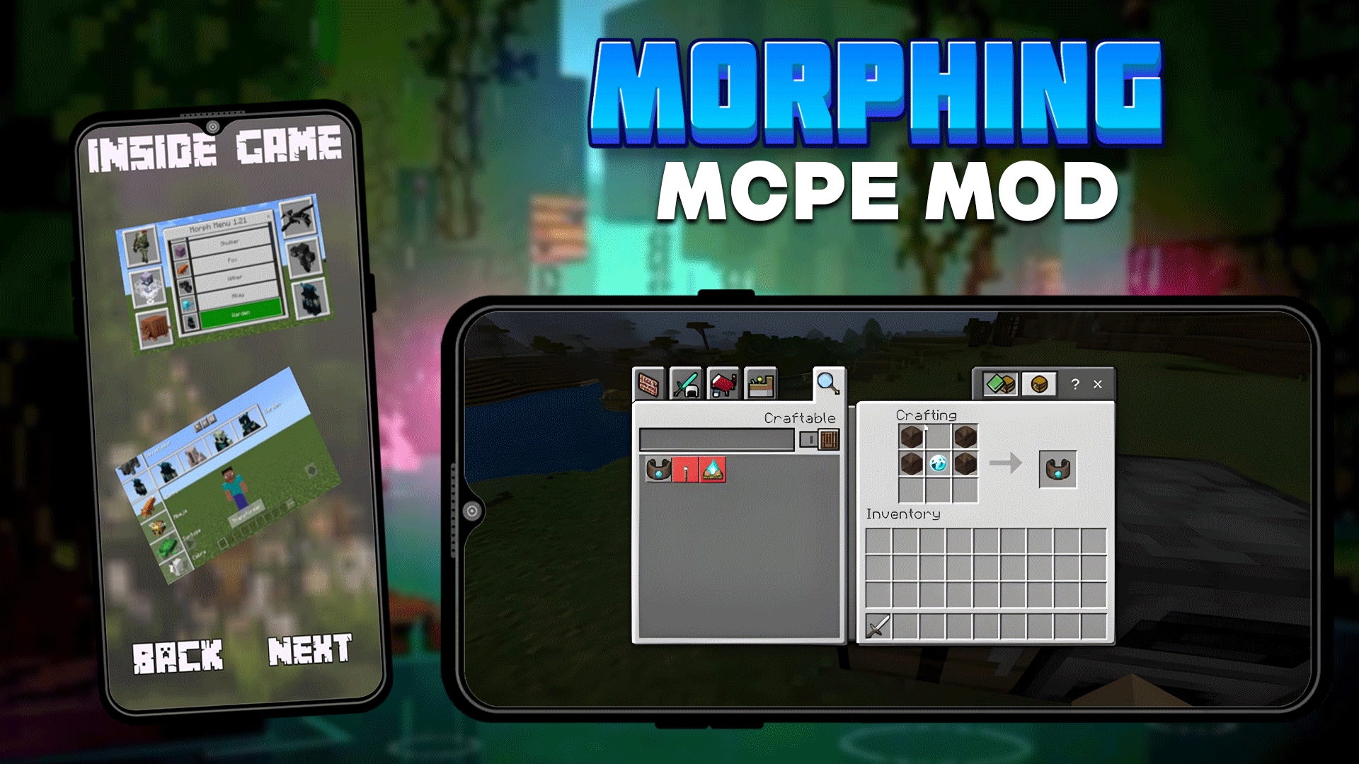 اسکرین شات 5 برنامه Mod Morphing Bracelet MCPE