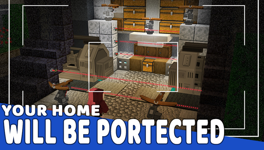 اسکرین شات 1 برنامه Security Camera Mod Minecraft