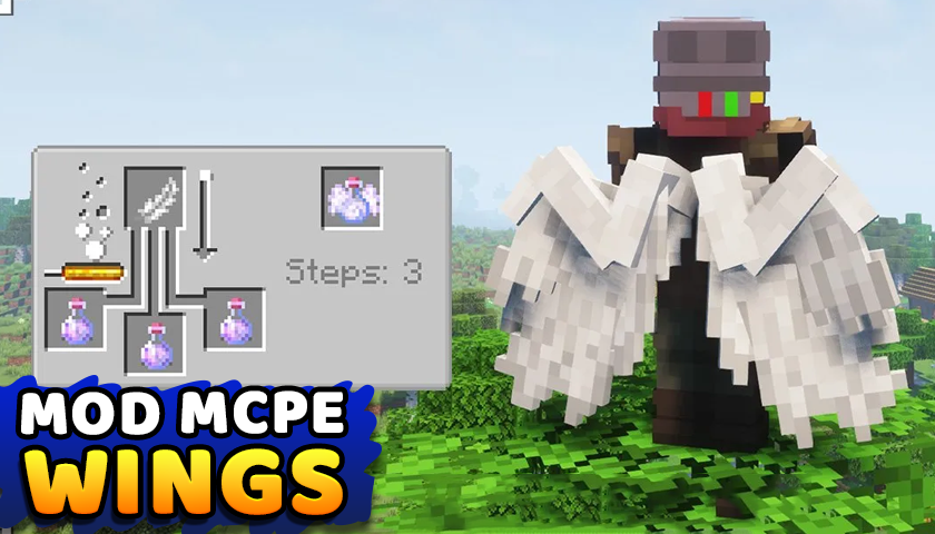 اسکرین شات 1 برنامه Wings Addons for Minecraft PE