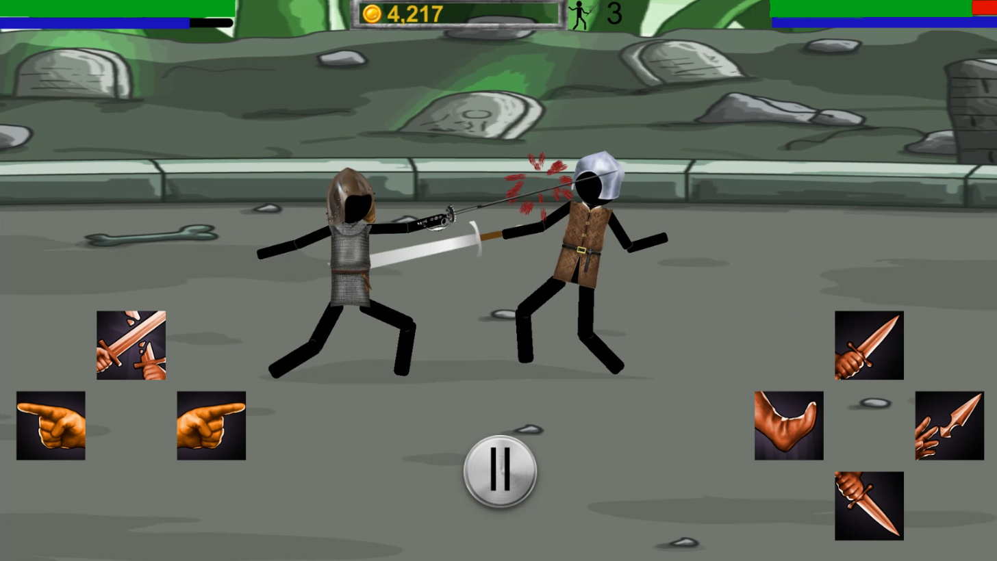 اسکرین شات 2 بازی Stickman Sword Duel