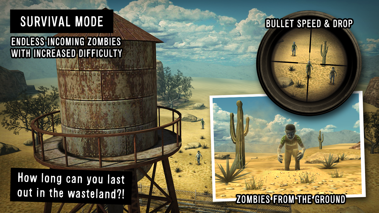 اسکرین شات 5 بازی Last Hope - Zombie Sniper 3D