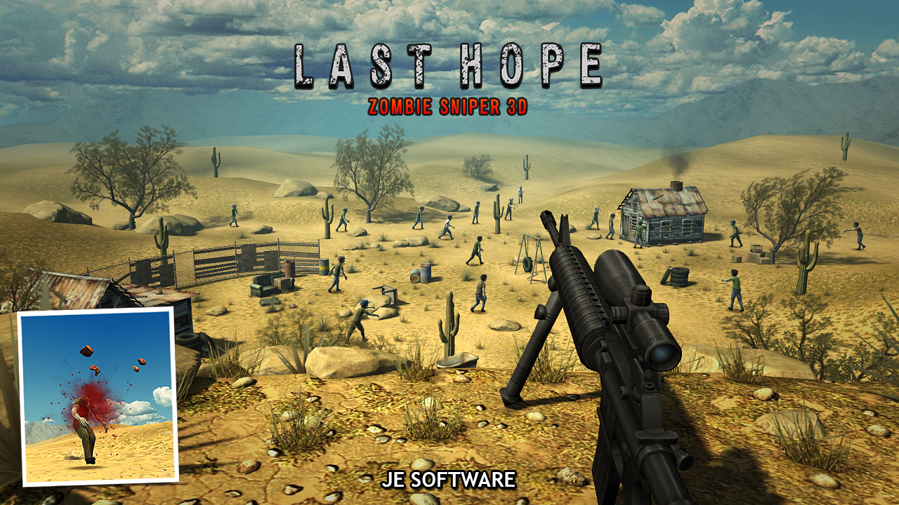 اسکرین شات 3 بازی Last Hope - Zombie Sniper 3D