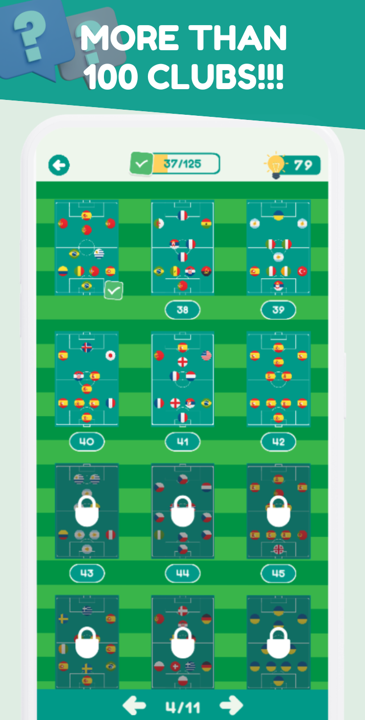 اسکرین شات 4 بازی Guess Football Teams Quiz 2025
