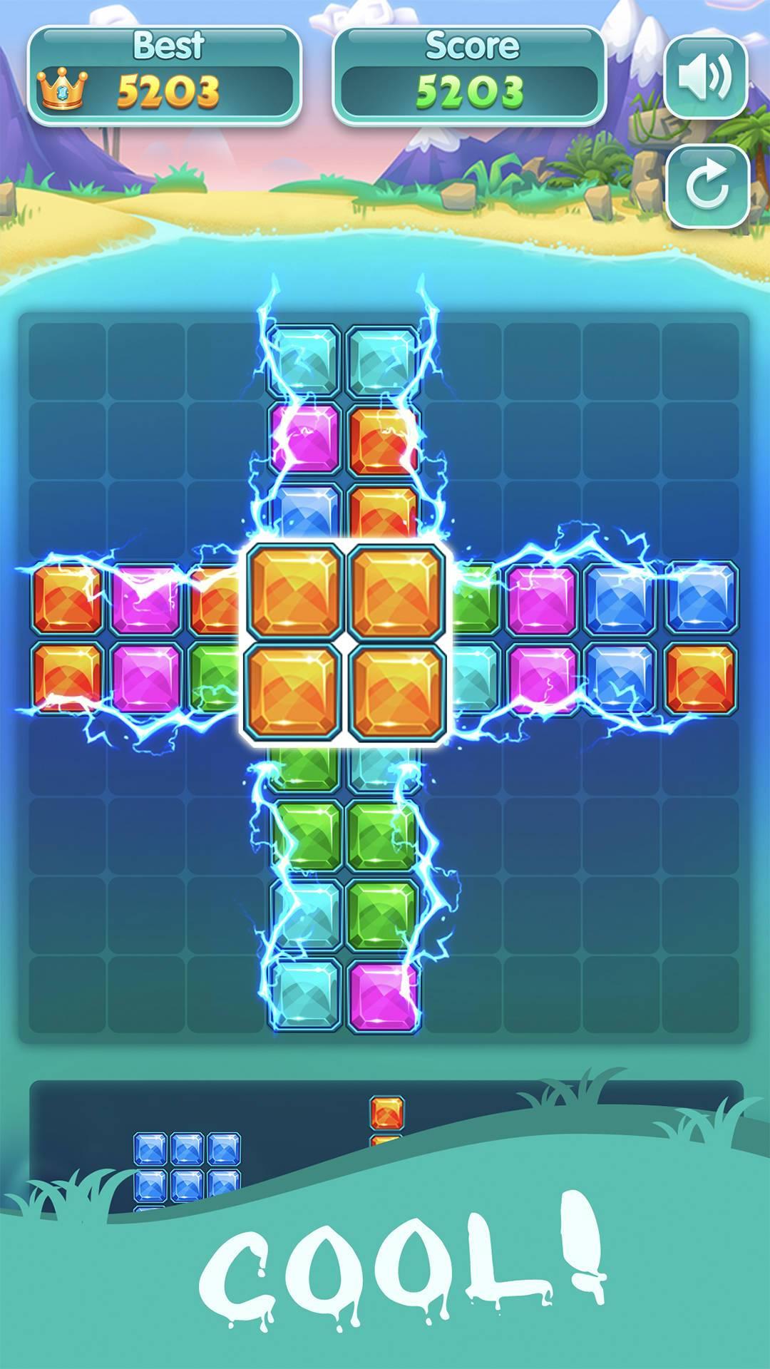 اسکرین شات 1 بازی Block Puzzle Jewel-Classic&Fun