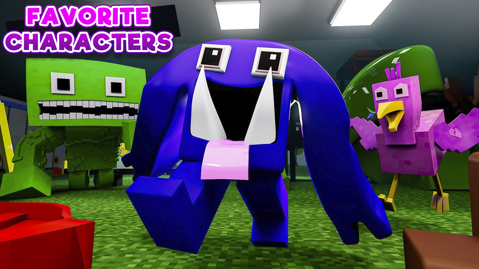 اسکرین شات 2 برنامه Garten of Banban 5 Minecraft
