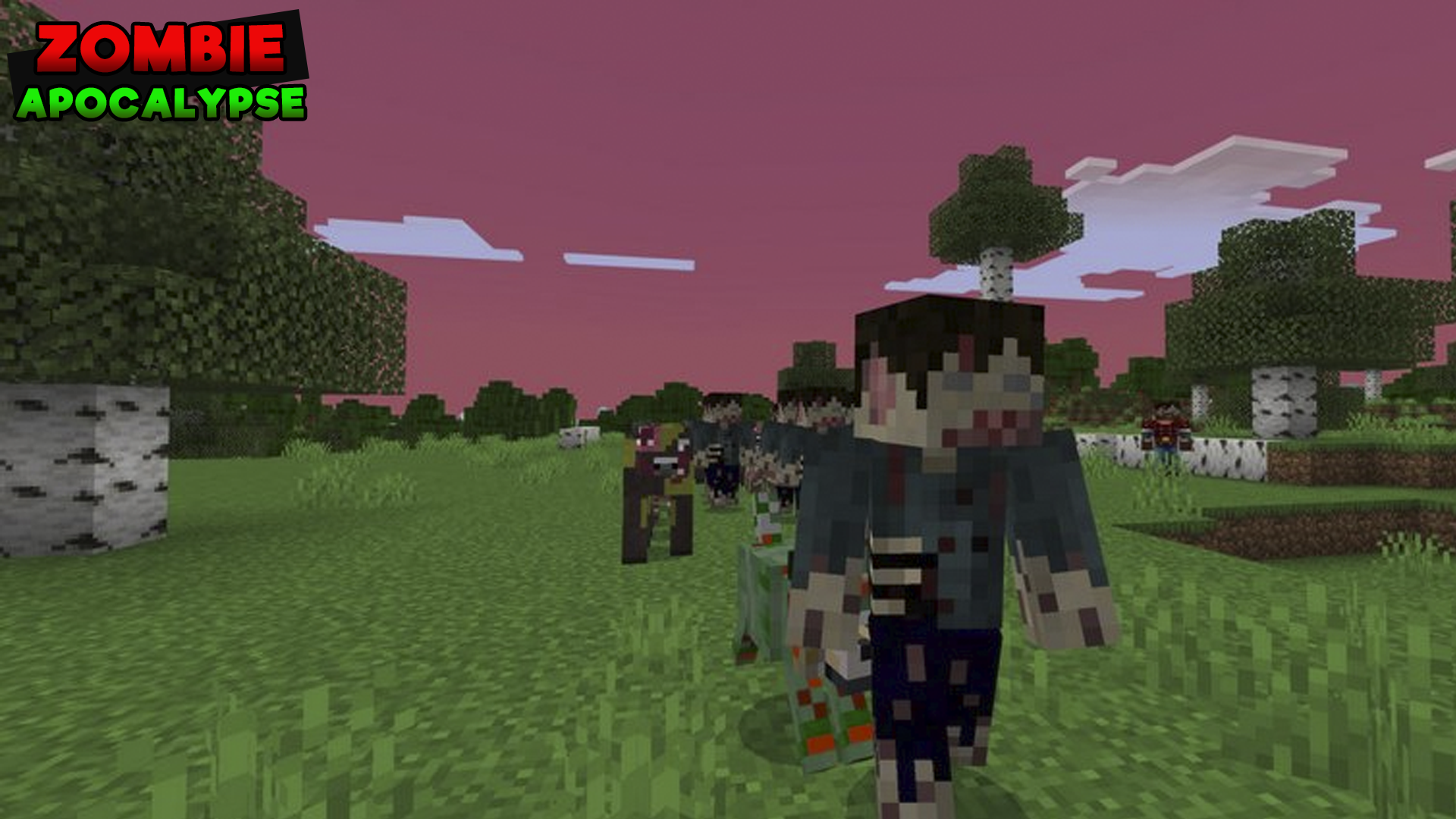اسکرین شات 4 برنامه Zombie Apocalypse Mod for MCPE