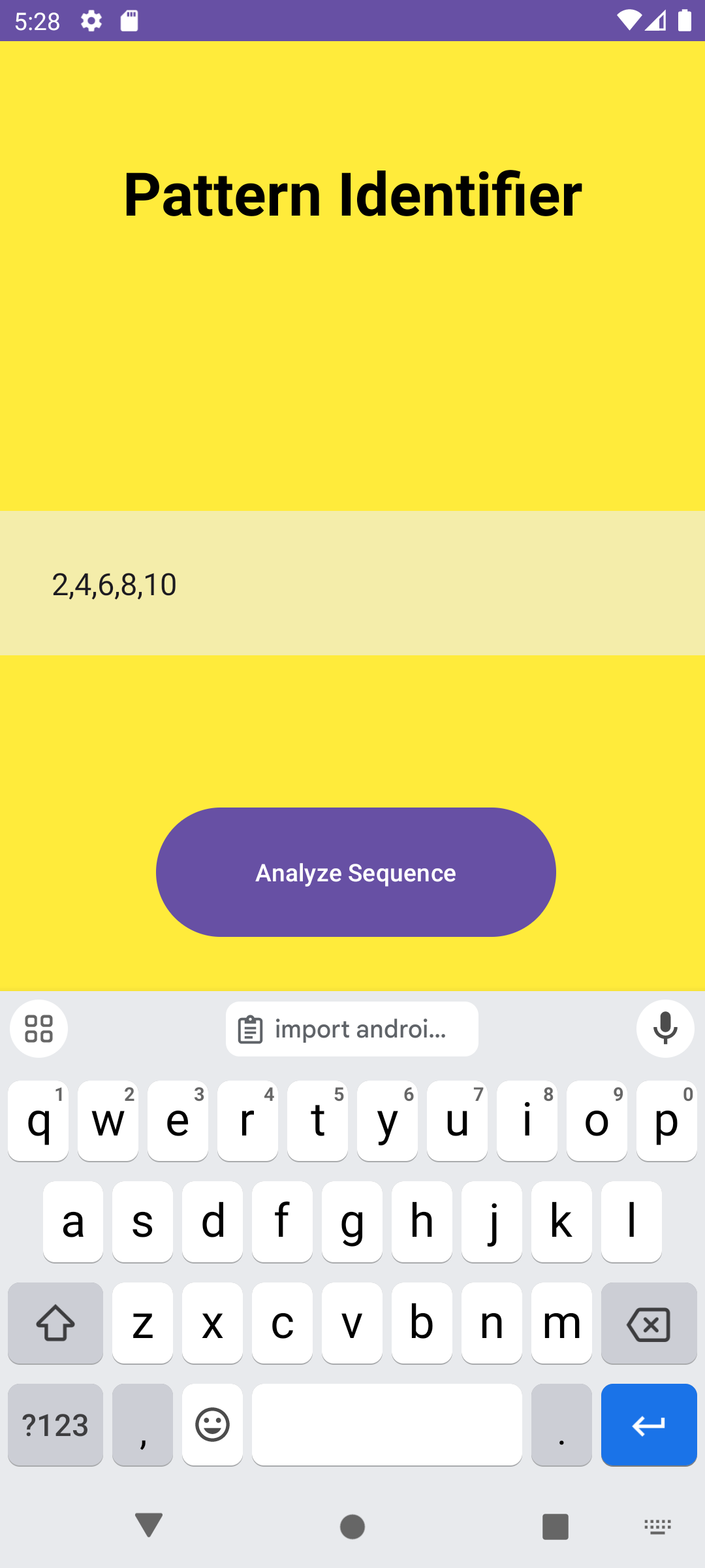اسکرین شات 2 بازی Pattern Indentifier App
