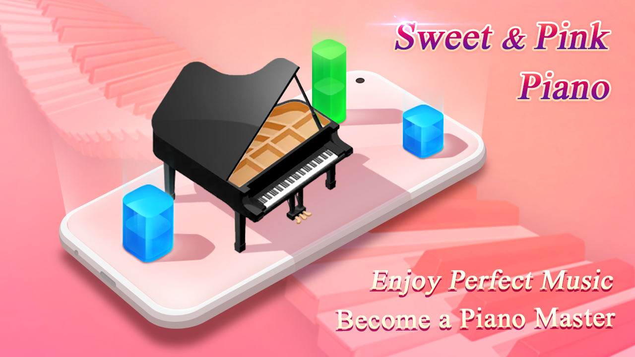 اسکرین شات 6 برنامه Piano Master Pink: Keyboards