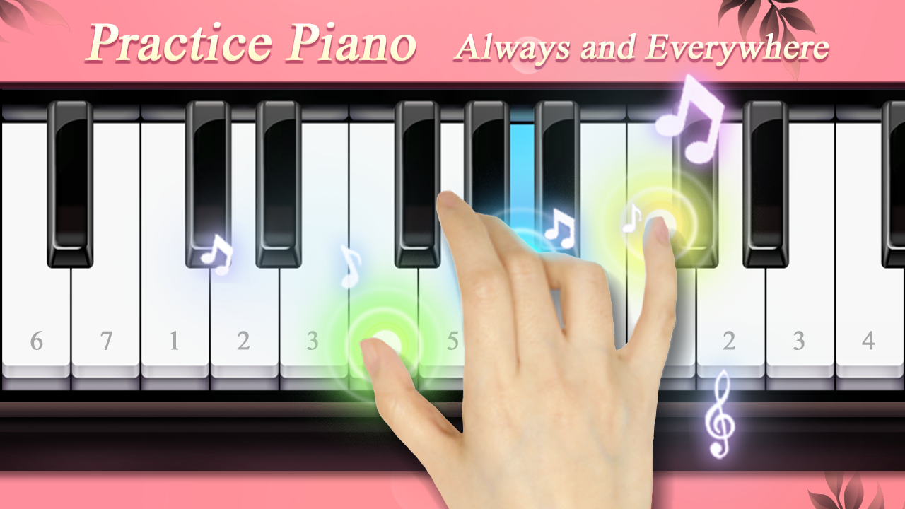 اسکرین شات 2 برنامه Piano Master Pink: Keyboards