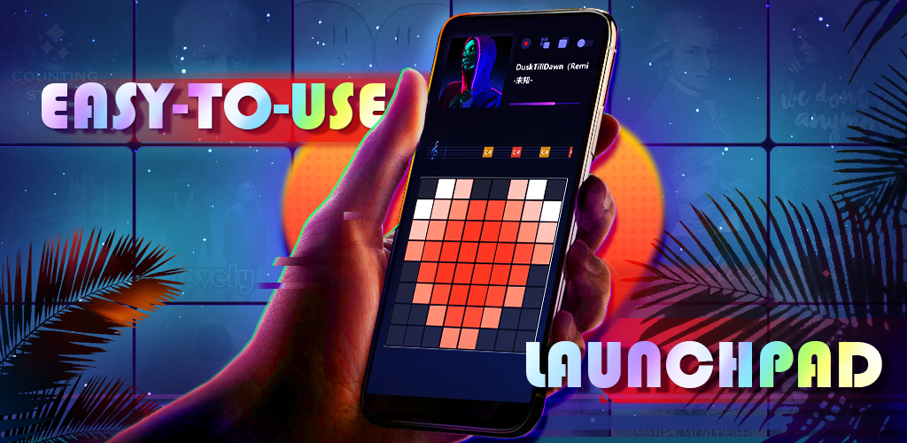 اسکرین شات 1 برنامه Piano Pads - Beat Maker Lights